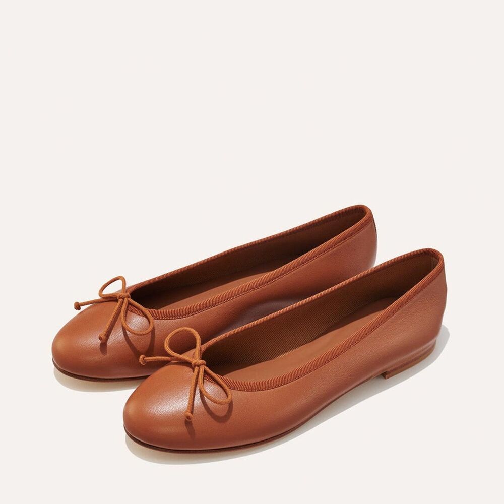 Margaux Brown Ballet Flats